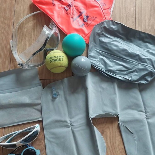 Sports equipment set used