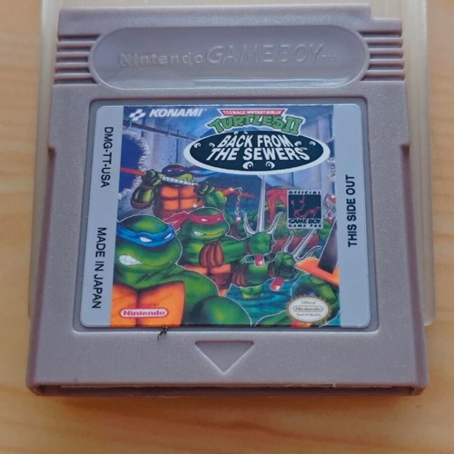 Teenage Mutant Ninja Turtles II Back From The Sewers Game Boy Color like new