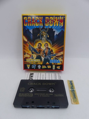 Crack Down Spectrum 48/128K +2 κασέτα μεταχειρισμένο, παιχνίδι arcade Capcom