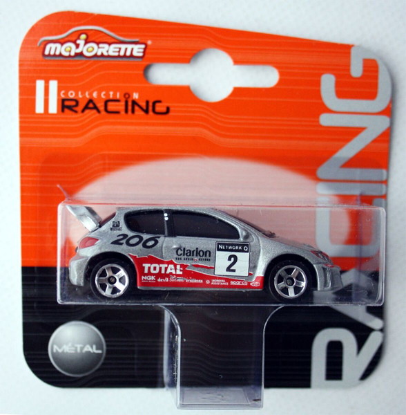 MAJORETTE RACING COLLECTION 1:57 PEUGEUT 206 WRC RALLY 2004 ΣΦΡΑΓΙΣΜΕΝΟ !