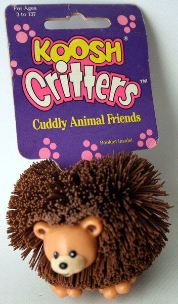 VINTAGE 1992 KOOSH CRITTERS CUDDLY ANIMAL FRIENDS BEAR CUB ΑΡΚΟΥΔΑΚΙ ODDZ ON ΚΑΙΝΟΥΡΓΙΟ !