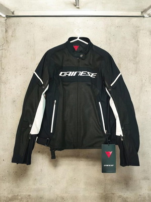 Dainese Air Frame D1 Lady Tex μαύρο/άσπρο καλοκαιρινό ανοιξιάτικο μπουφάν