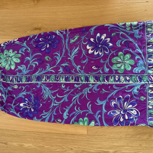 Vintage Emilio Pucci pareo skirt for Formit Rogers