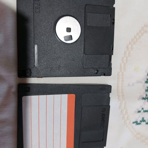 Floppy disks used, pack of 8 from previous years