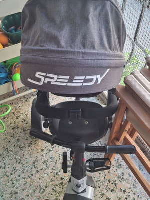 Lorelli Speedy 360º tricycle with parent handle for 1-3 years like new, black