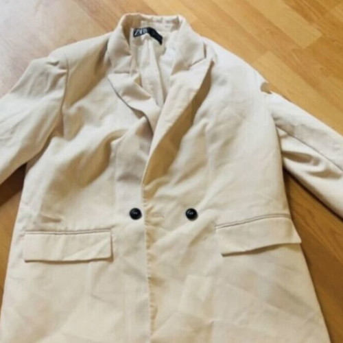 Zara oversized blazer, white