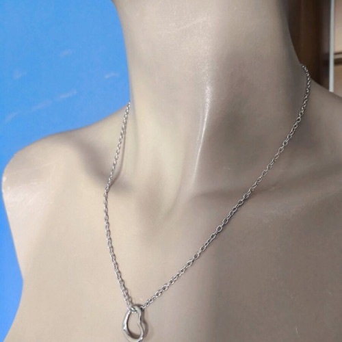 Kilkis heart-shaped necklace new, zinc alloy