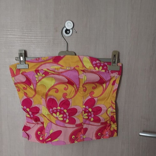 Lussile Bustier Strapless Like New Yellow Pink