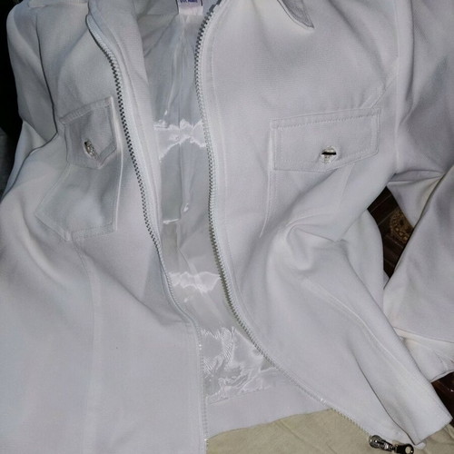 Children's blazer jacket used size 12 Greek made white