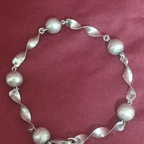 Silver bracelet new, 22 cm