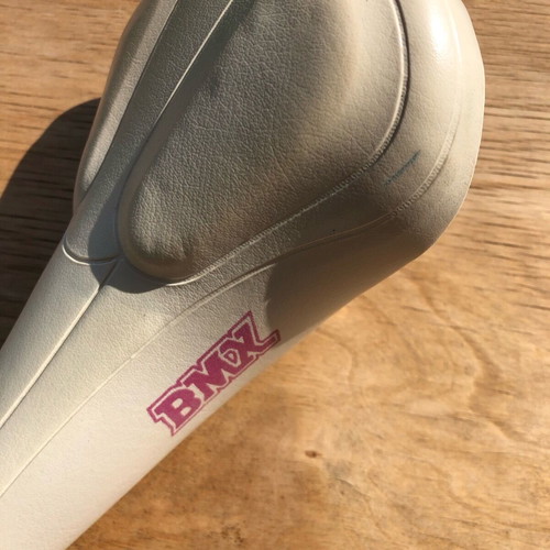 BMX Bicycle Saddle Cream Vintage new
