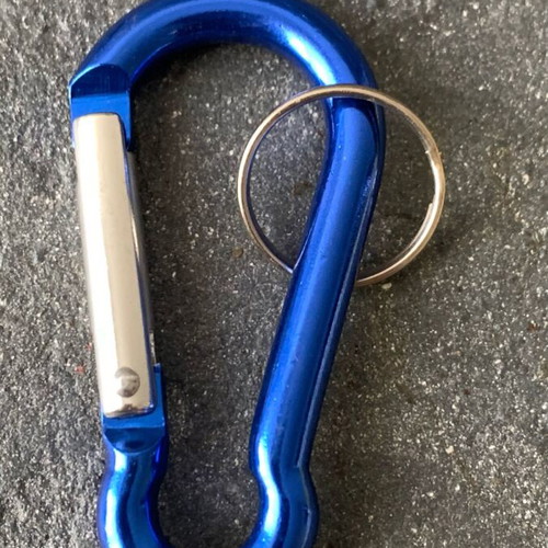 Metal keychain used