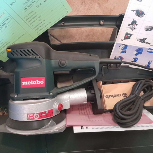 Metabo eccentric sander 150mm SXE 450 DUO new 400W