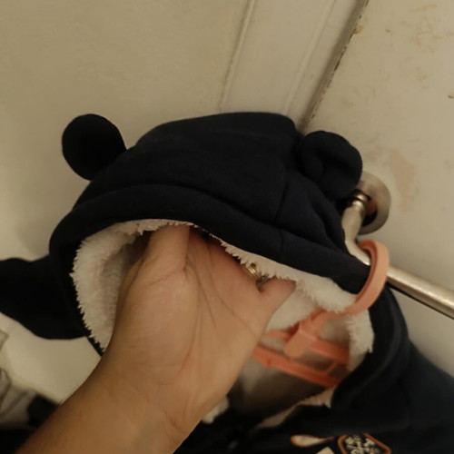 Orchestra baby snowsuit like new with fur lining