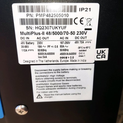 Victor Energy Multiplus-II Inverter new, suitable for photovoltaics