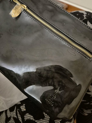 Yves Saint Laurent makeup toiletry bag new black