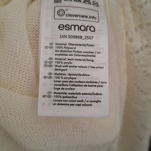 Esmara knitted dress, beige, size L