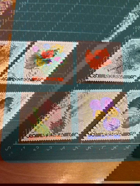 Πολωνία Γραμματόσημα 1967 pastural flowers