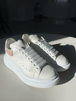 Alexander McQueen Sneakers used white with beige suede