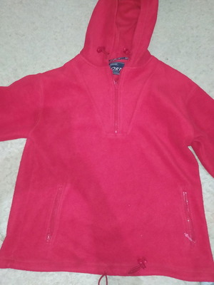 Bear style shirt used, red, size S