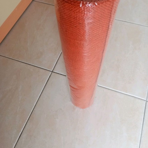 Orange burlap 4 meters 55 cm width new
