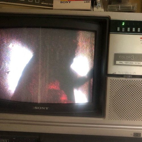 Betamax video cassette Lykanthropoi used, horror with subtitles