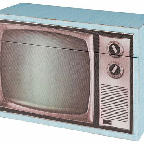 Decorative Retro TV CD/DVD Storage Box new