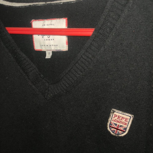 Wool sweater Pepe Jeans used, black, size M
