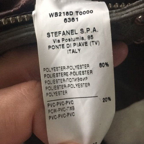 STEFANEL women's gray handbag like new