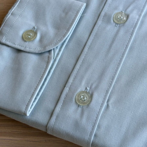 New C&A solid color shirt, size M, blue/green
