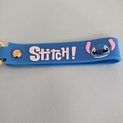 Stitch Silicone Keychain new with Disney character design