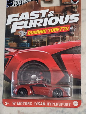 Hot Wheels W Motors Lykan Hypersport Fast and Furious