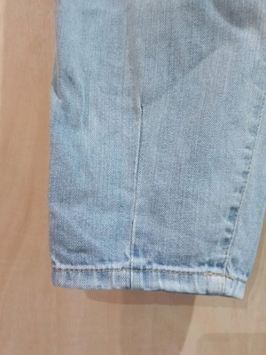 Losan women's high-waisted jeans like new, light blue with pleats