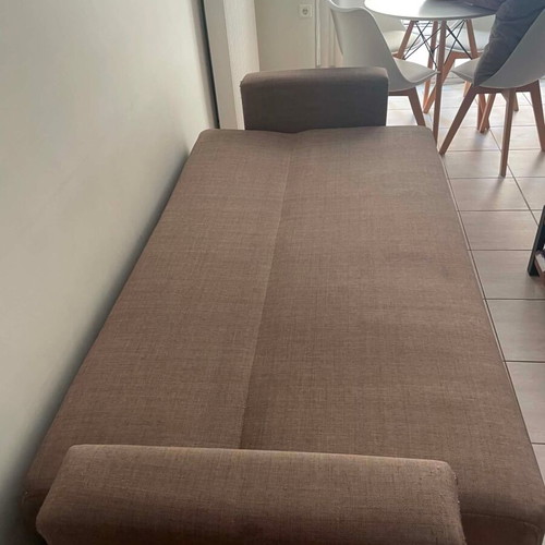 Polihome three-seater sofa with storage and bed function