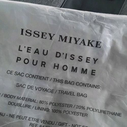 Issey Miyake cabin case 65cm x 55cm x 25cm gray fabric new