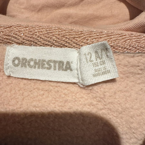 Orchestra pink hoodie sweatshirt used, size 152 cm, 9-10 years