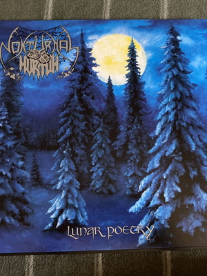 Nokturnal Mortum Lunar Poetry LP, blue and black