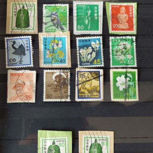 Japanese stamps used, all together