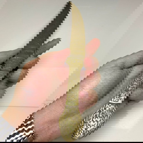 Медно османско декоративно ножче употребявано