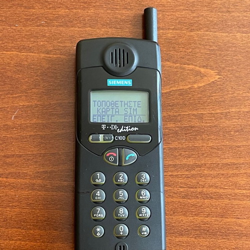 Siemens C10D phone used, vintage model from 1997
