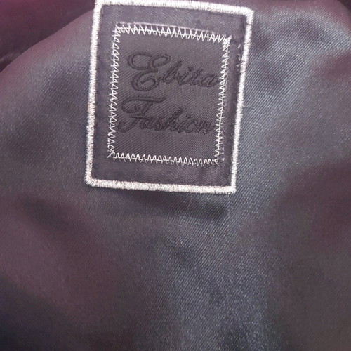 Evita fur bolero L like new, black