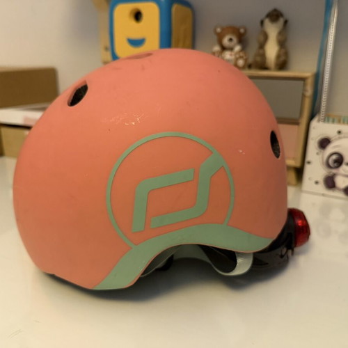 Scoot & Ride Kids Helmet Peach used