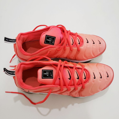 Nike Air Vapormax Plus 924453 VM used pink sports shoes size 44.5-45
