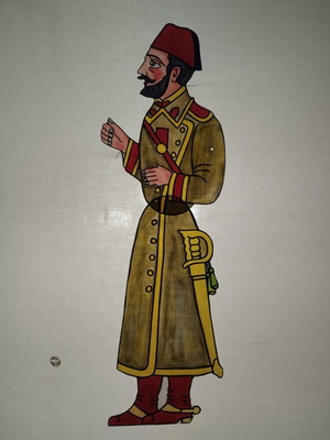 Shadow Theater Figure Pasa like new, by Fotis Plessas