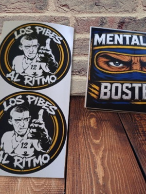 Boca Juniors stickers used, pack of 3 from Argentina
