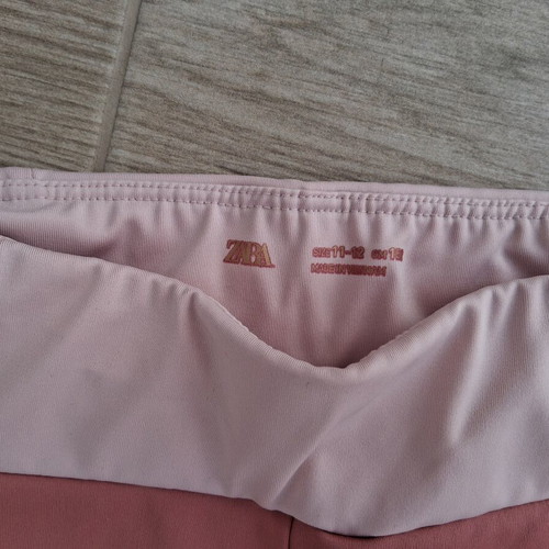 Zara leggings used, size 12 years, pink, soft fabric