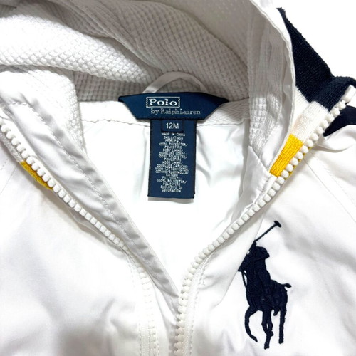Ralph Lauren baby jacket used, lightweight, white, 12 months