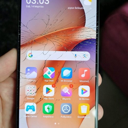 Xiaomi Redmi Note 13 4G 8GB/512GB with broken screen glass