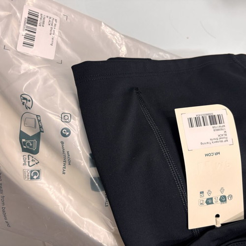 My Protein women's athletic shorts black, new, size M