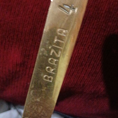 Brazita Copper Briki No 4 used, handmade, vintage collectible